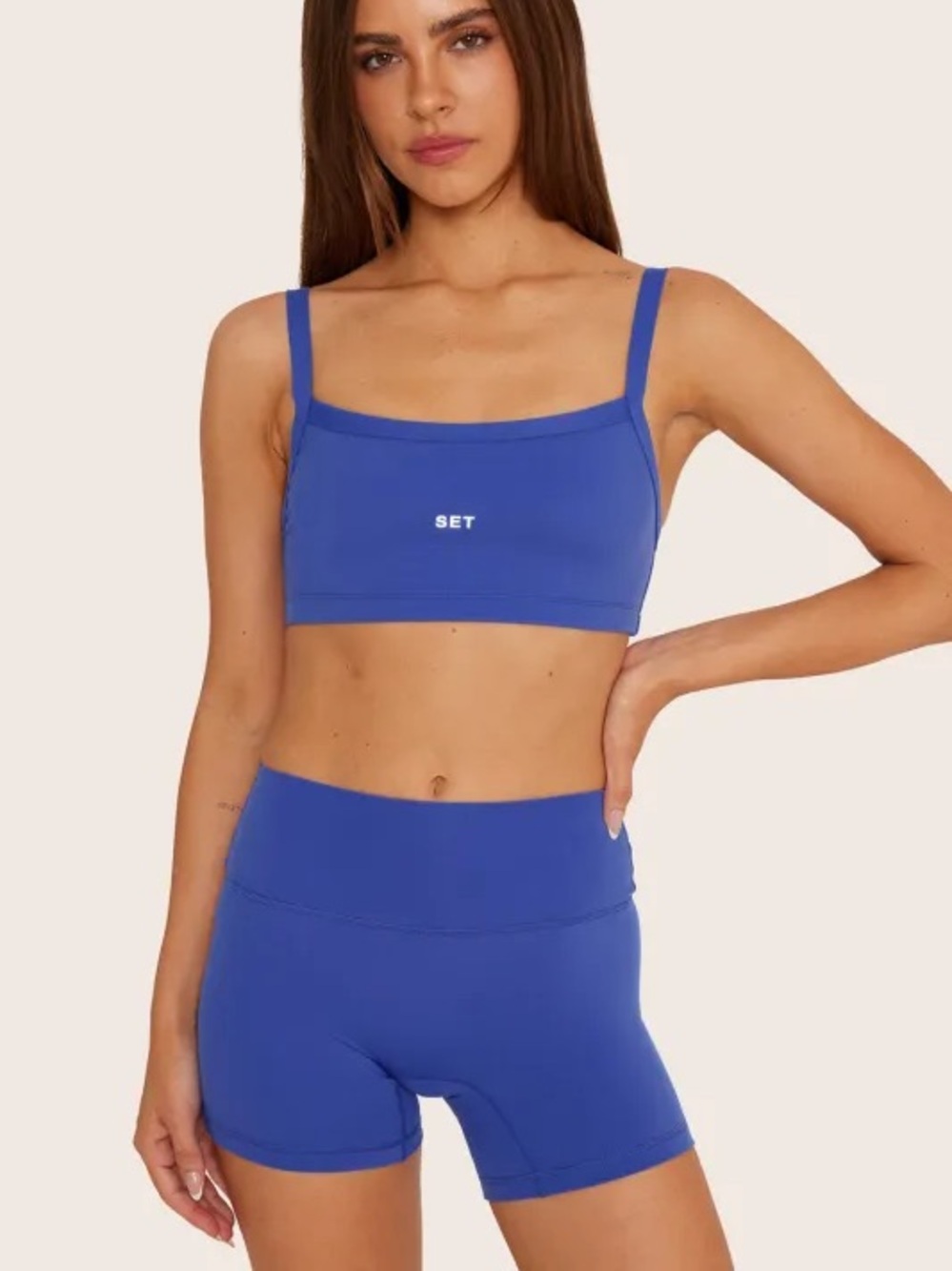 Set Active Sportbody Scoop Bra and Bike Shorts